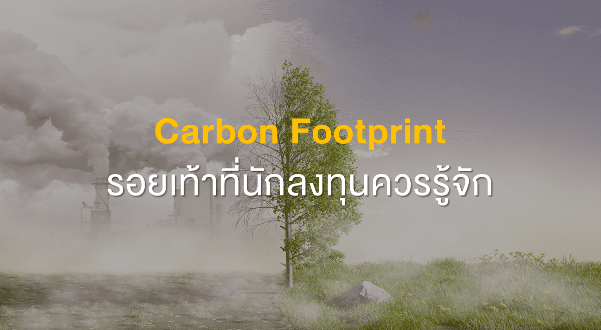 Carbon Footprint รอยเท้าที่นักลงทุนควรรู้จัก