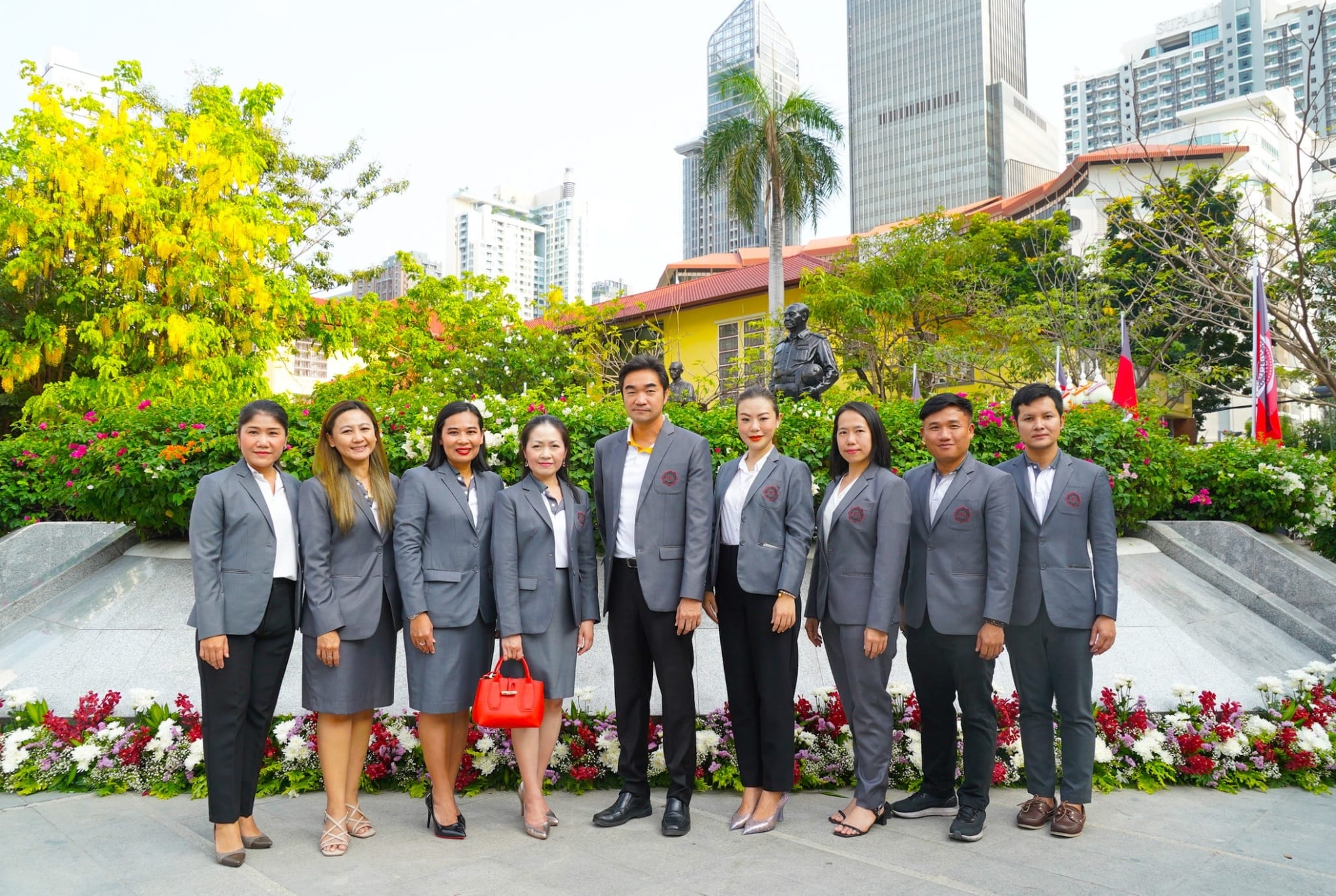 ผู้บริหารคณะเข้าร่วมพิธีวางพานพุ่มงาน “วันมหาวิทยาลัยศรีนครินทรวิโรฒ” 74 ปี มศว 2566