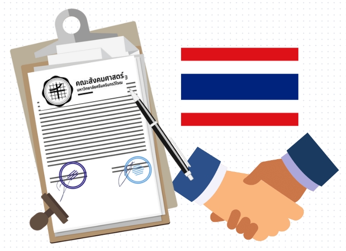 ฟอร์มบันทึกข้อตกลงความร่วมมือทางวิชาการภายในประเทศ