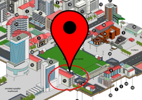 แผนที่ คณะสังคมศาสตร์