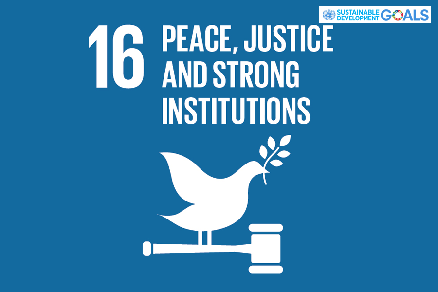16 สังคมสงบสุข ยุติธรรม ไม่แบ่งแยก